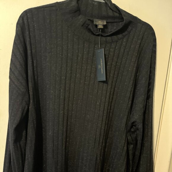 NWT WORTHINGTON BLACK LIGHT SWEATER SZ 2X - Picture 1 of 5